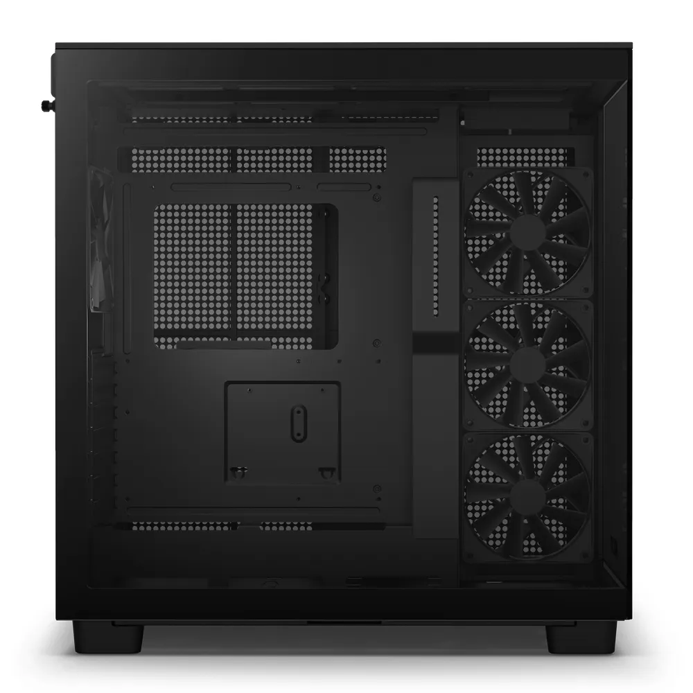 NZXT H9 All Black - miditower chassi, Svart