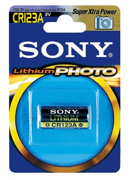 Lithium Photo-battery CR123AB1