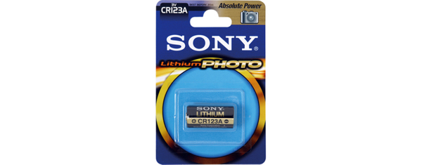Lithium Photo-battery CR123AB1