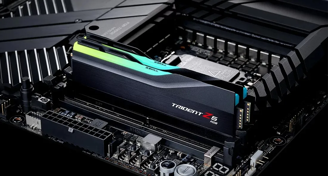 G.Skill Trident Z5 RGB 128GB (2 x 64GB) DDR5-6000MHz CL34 Desktop RAM