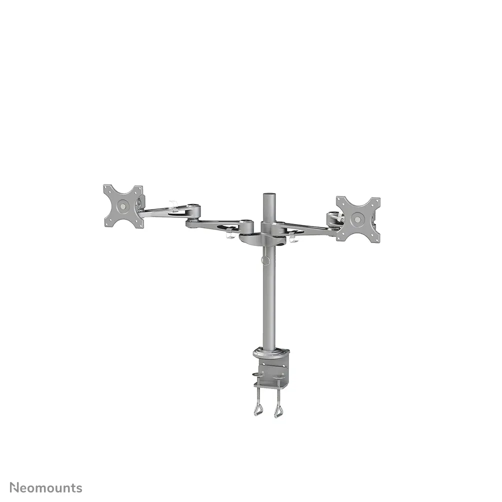 Neomounts by Newstar Fat screen desk mount -monitor arm, silver, 10"-27", 6kg