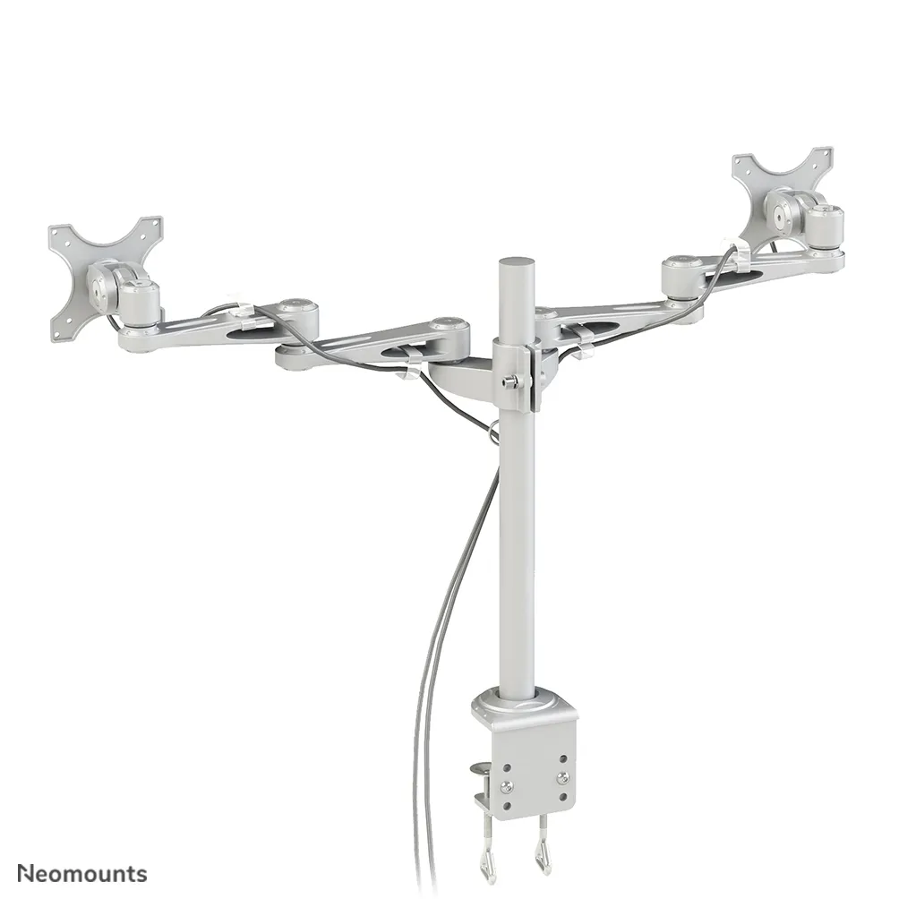 Neomounts by Newstar Fat screen desk mount -monitor arm, silver, 10&quot;-27&quot;, 6kg