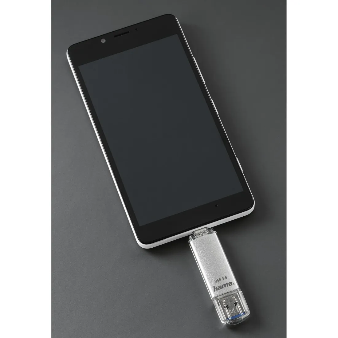Hama C-Laeta USB 3.2 Gen 1 32 Gt -muistitikku, hopea