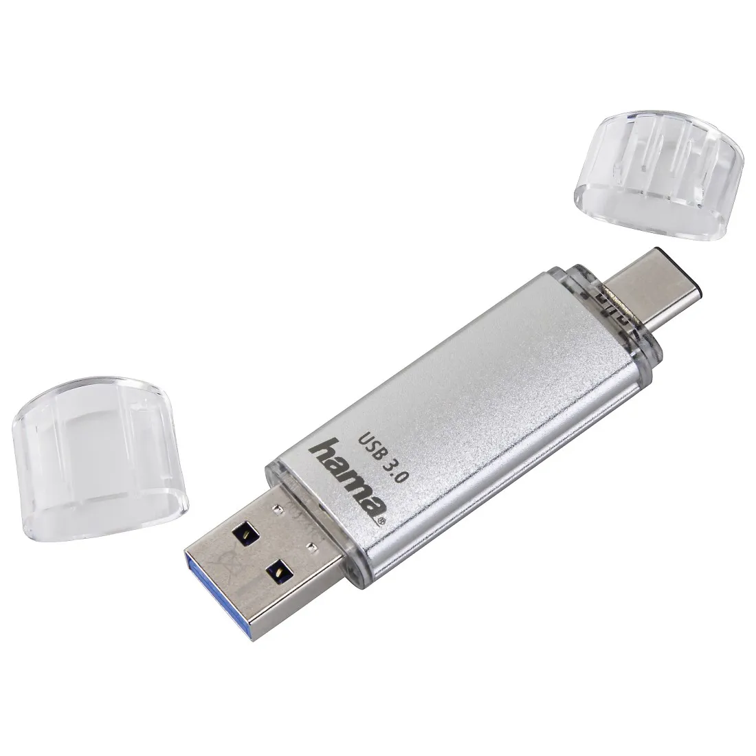 Hama C-Laeta USB 3.2 Gen 1 32 Gt -muistitikku, hopea