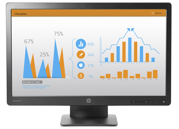 HP 23&quot; P232, Full HD, TN - monitor