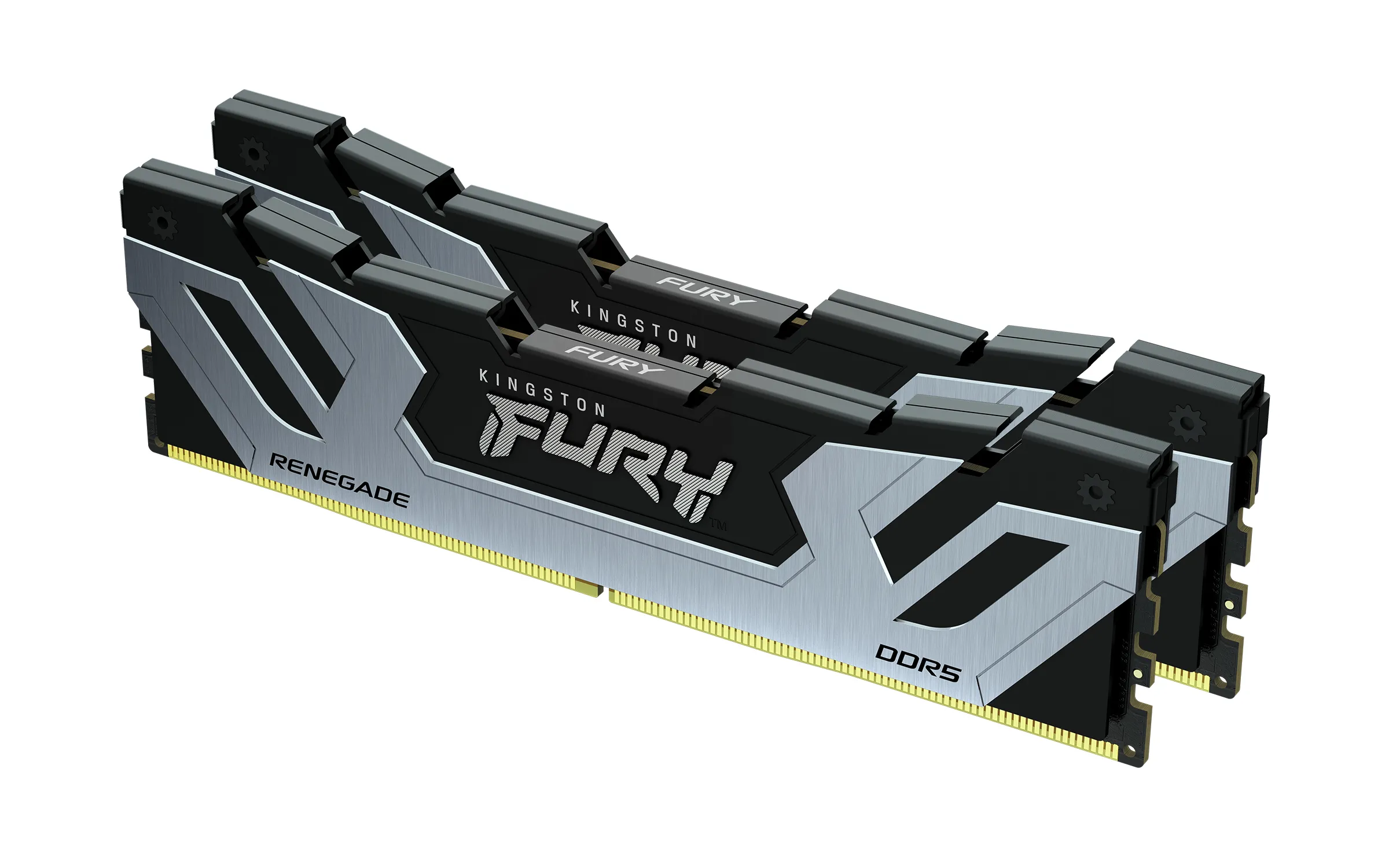 Kingston FURY Renegade 48 Gt (2 x 24 Gt) DDR5 8800 MHz, CL42 -muisti, hopea/musta (XMP)