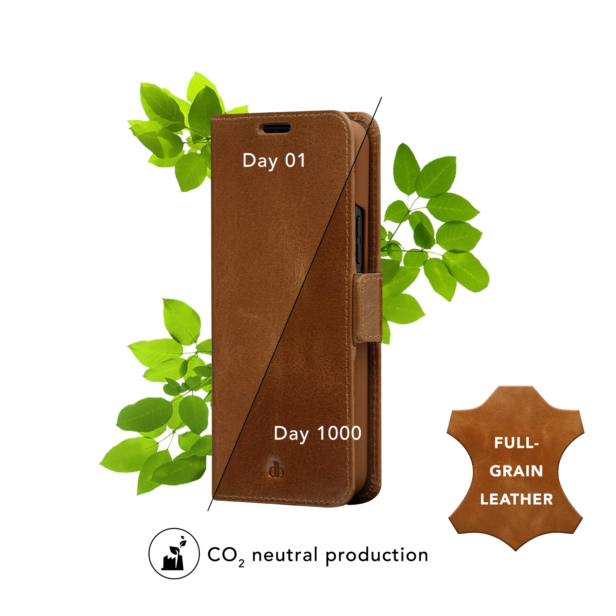 Dbramante1928 Lynge, Galaxy S22 -lompakkokotelo, Ruskea