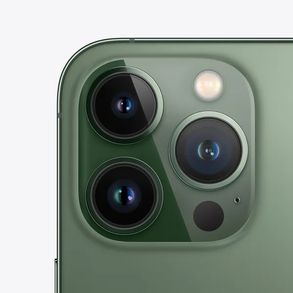 Renoverad iPhone 13 Pro Max 256 GB - mobiltelefon, Alpingrön (Mycket bra skick)