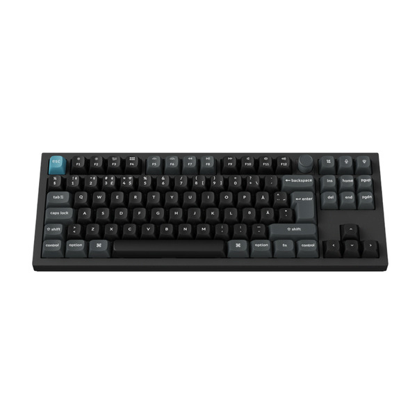 Keychron Q3 Ultra 8K Wireless Mechanical Gaming Keyboard, Silk POM Red, Black