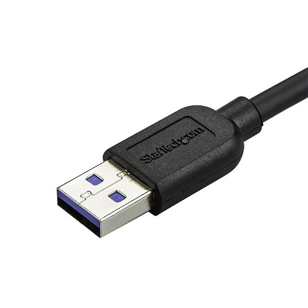 Startech  USB-A - Micro-USB B - kabel, 1m, Svart