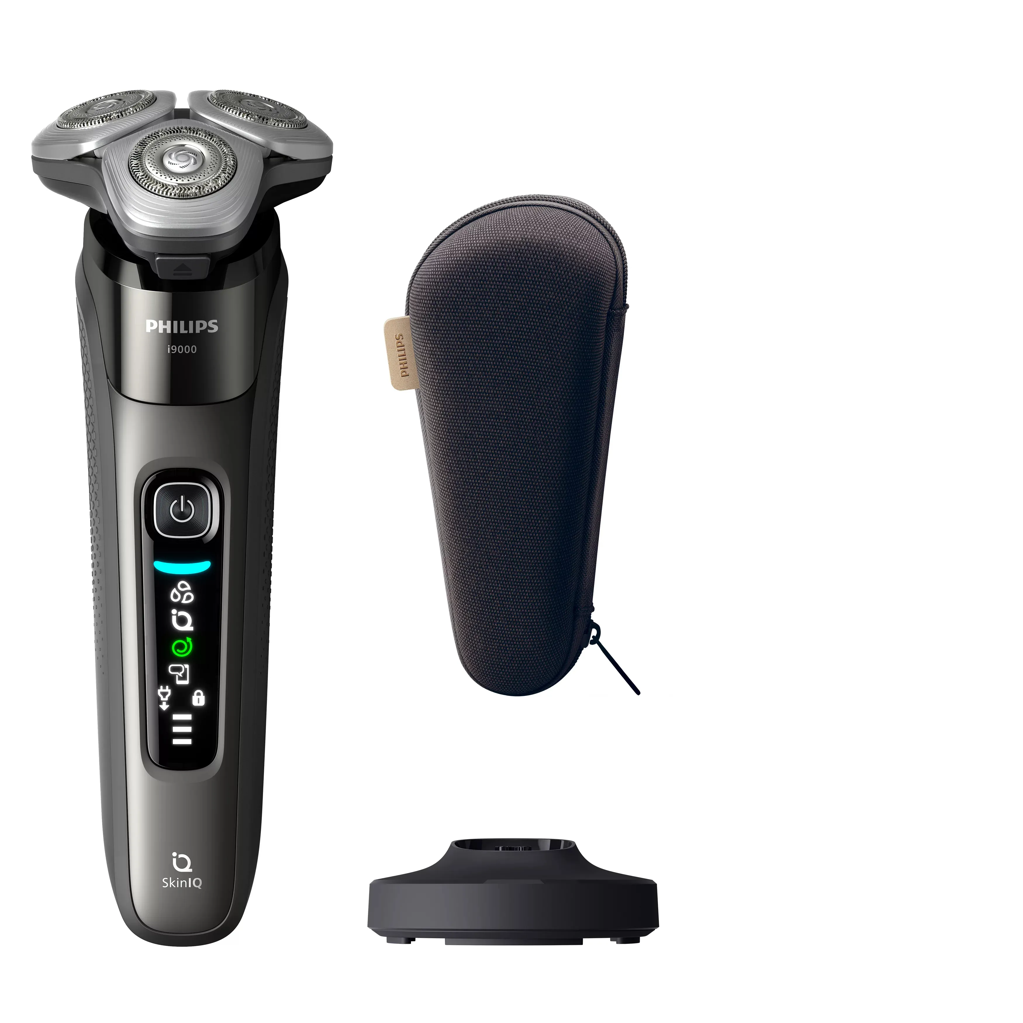 Philips i9000 SkinIQ X9002/10 -parranajokone, harmaa