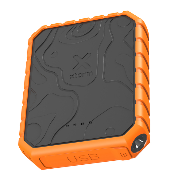 Xtorm Rugged Power Bank 10000 IP65 USB-C PD 20W - powerbank, Black/Orange