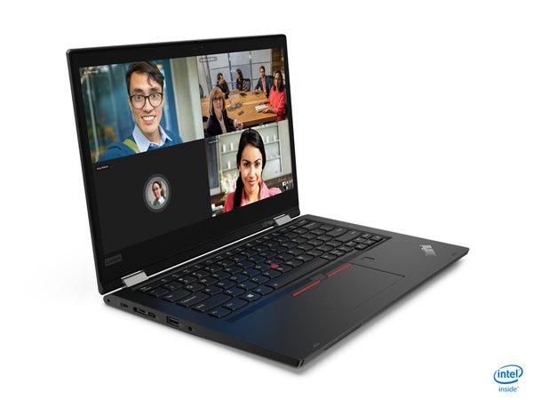 Lenovo 13.3&quot; IPS Touch ThinkPad L13 Yoga, 512GB M.2 SSD, Win 10 Pro - B&auml;rbar dator, svart