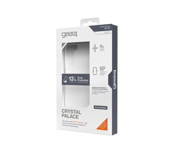 ZAGG Gear4 D3O Crystal Palace Samsung Galaxy S21 5G Clear