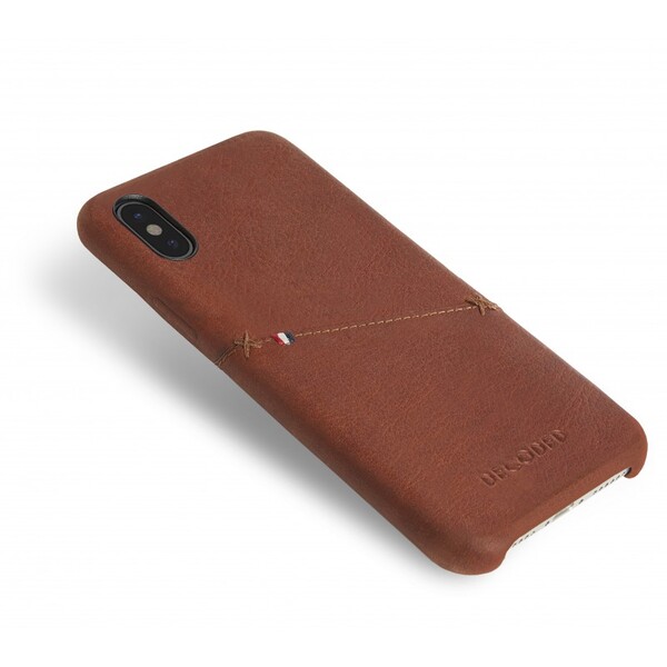 Decoded - Leather Snap On for iPhone XR Brown Oak