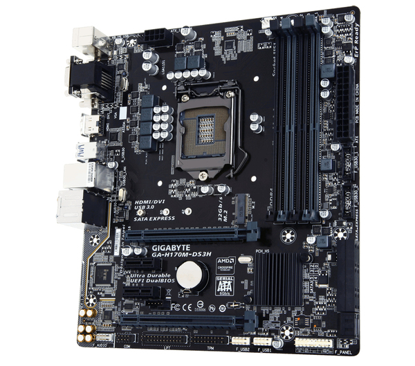 Gigabyte H170M-DS3H mATX motherboard