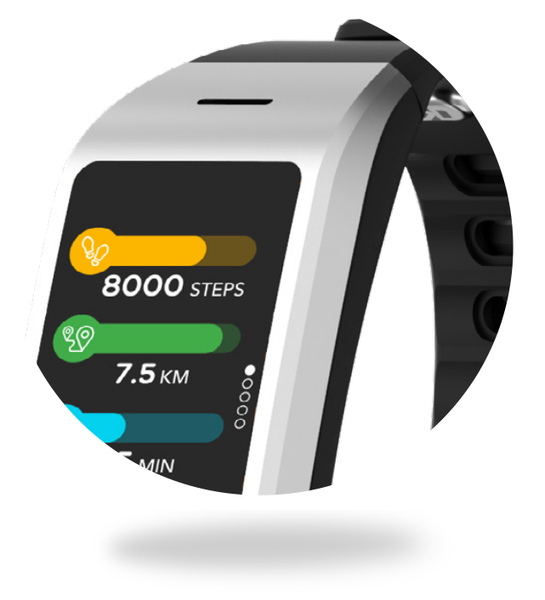 MyKronoz ZeNeo -&auml;lykello, musta/hopea