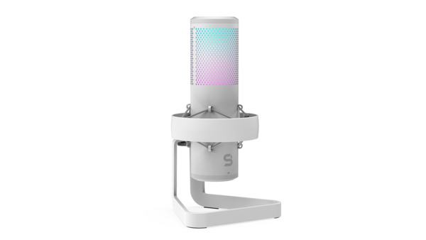 SilentiumPC Gear Axis -microphone, onyx white