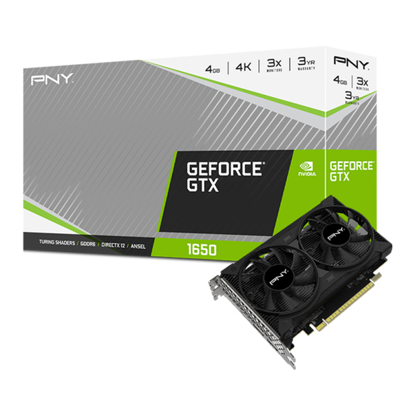 PNY GeForce GTX 1650 Dual Fan 4GB - Graphics card