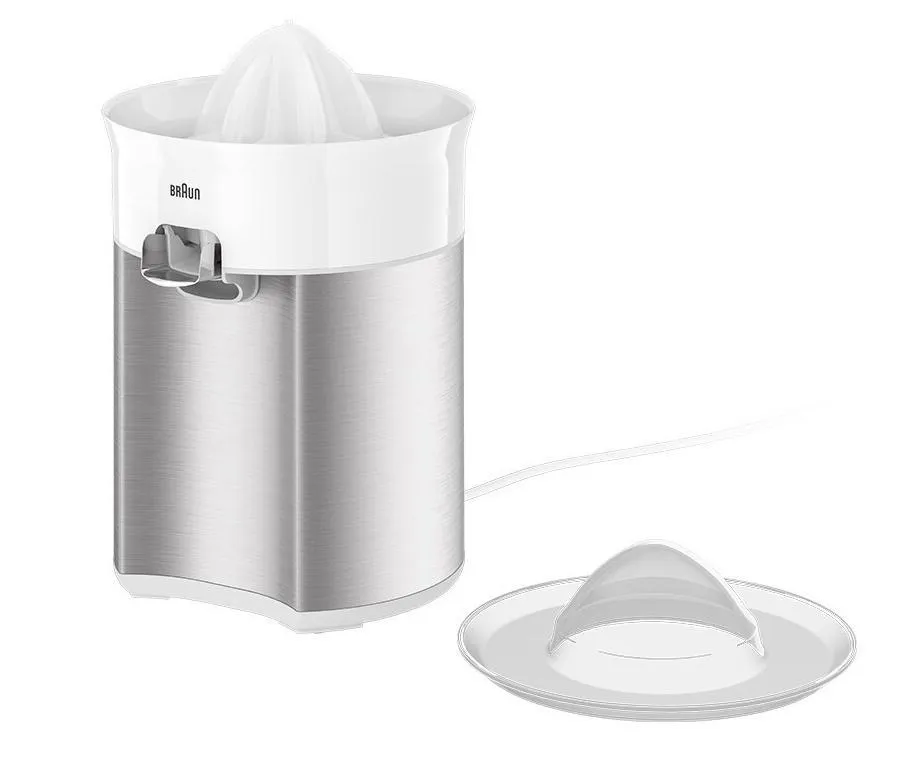Braun CJ5050 WH - citrus juicer, 60W, Metallic White