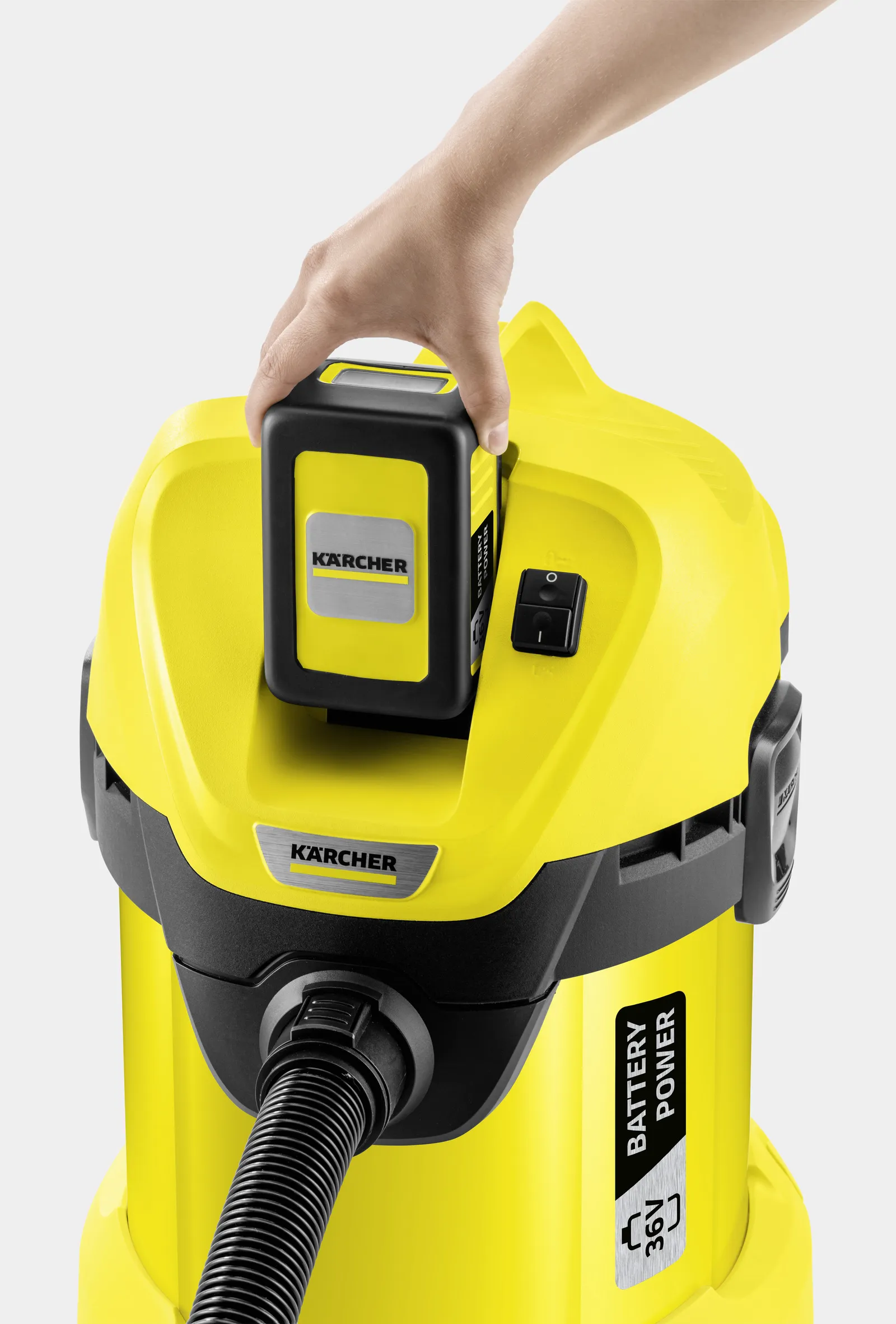 K&auml;rcher WD 3 - dammsugare + batteri 2.5ah