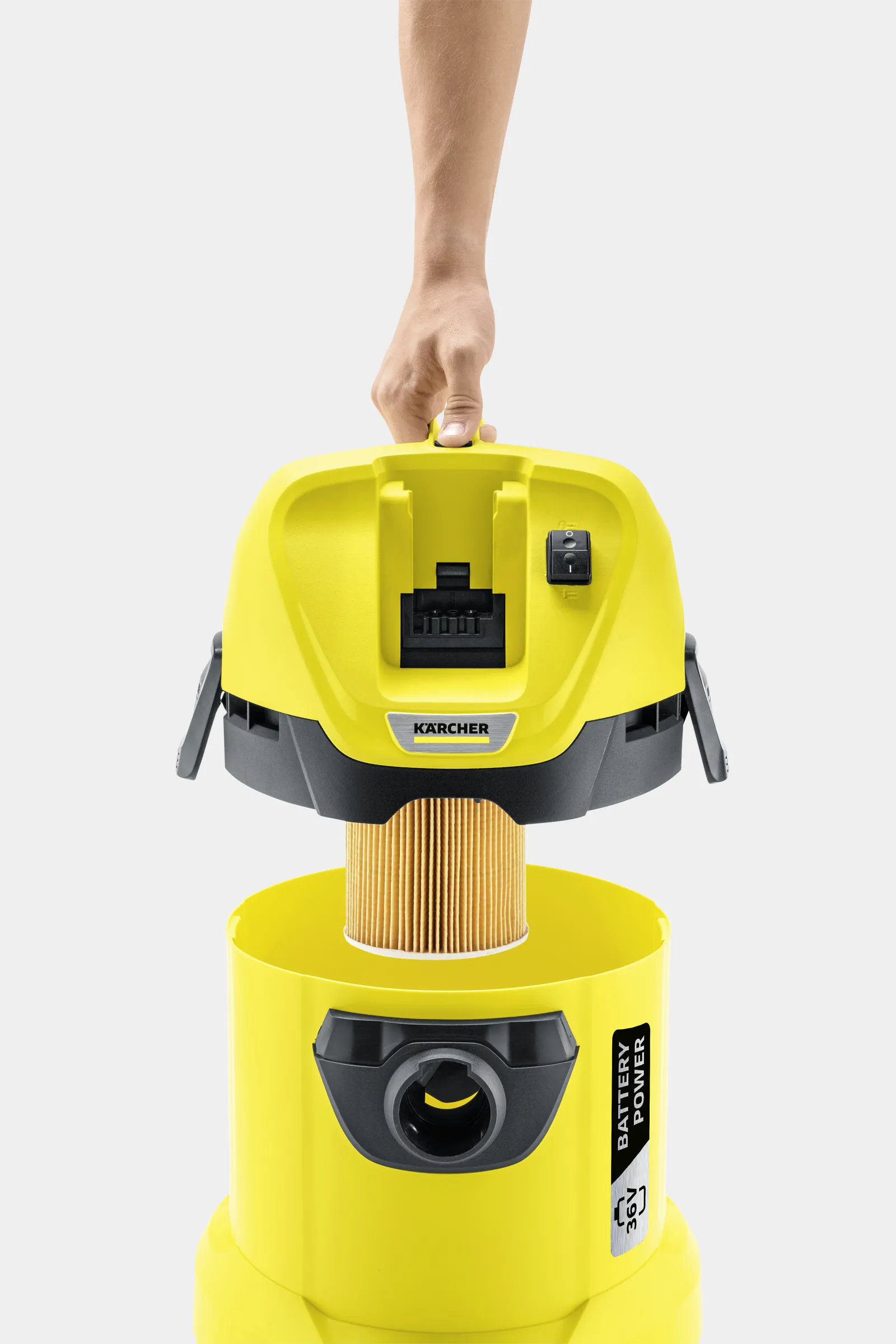 K&auml;rcher WD 3 - dammsugare + batteri 2.5ah