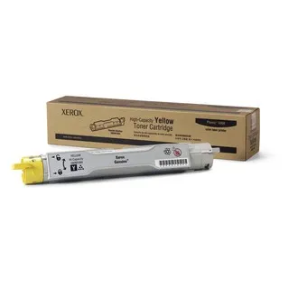 YELLOW HIGH CAPACITY TONER CARTRIDGE, PHASER 6300 ONLY