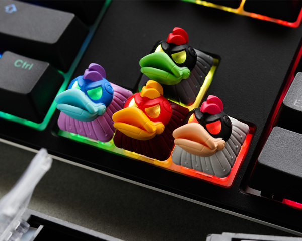 Ducky x Hotkeys League Aqua Duck Designer Keycap - Aqua - 1 piece