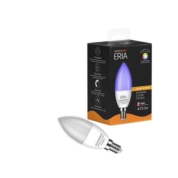 ADUROSMART Lamppu E14 RGBW Dimbar Zigbee