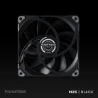 Phanteks PH-F140M25 PWM -tuuletin, hydraulinen laakeri, 140 mm, musta