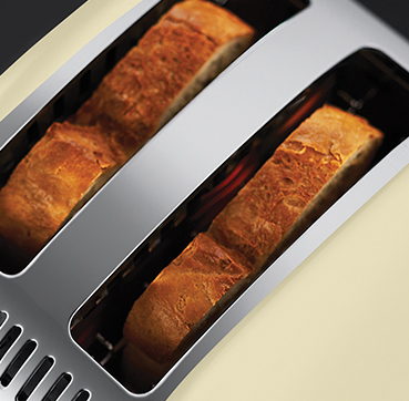 Russell Hobbs Colours - toaster, 2 slice(s),  Cream