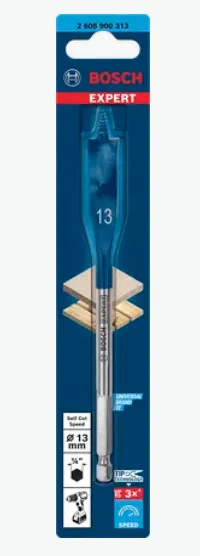 Bosch Expert flat milling drill SelfCut Speed, O 13mm (length 152mm)