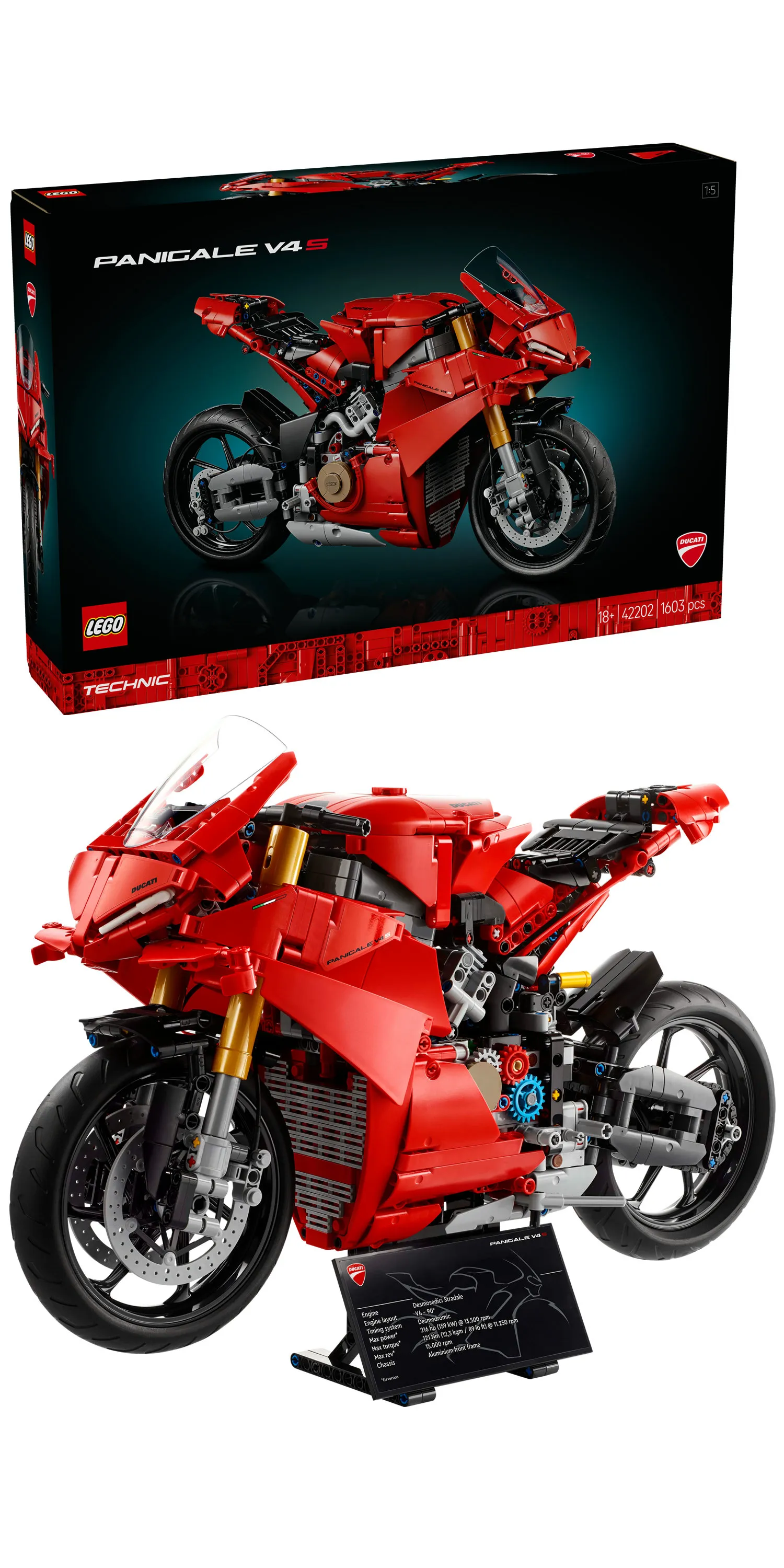 LEGO Technic Ducati Panigale V4 S 42202