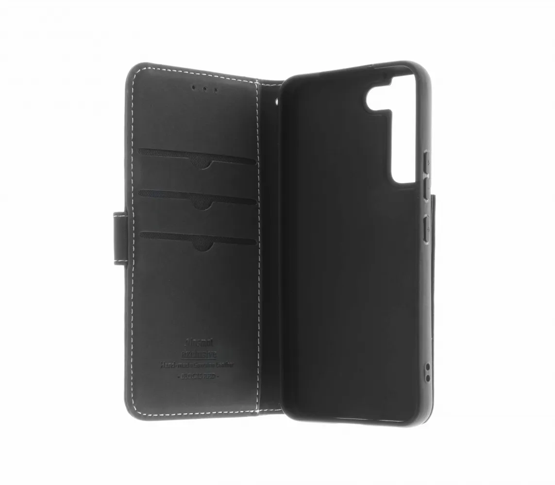 Insmat Flip Case, Galaxy S22 - Wallet Case, Black