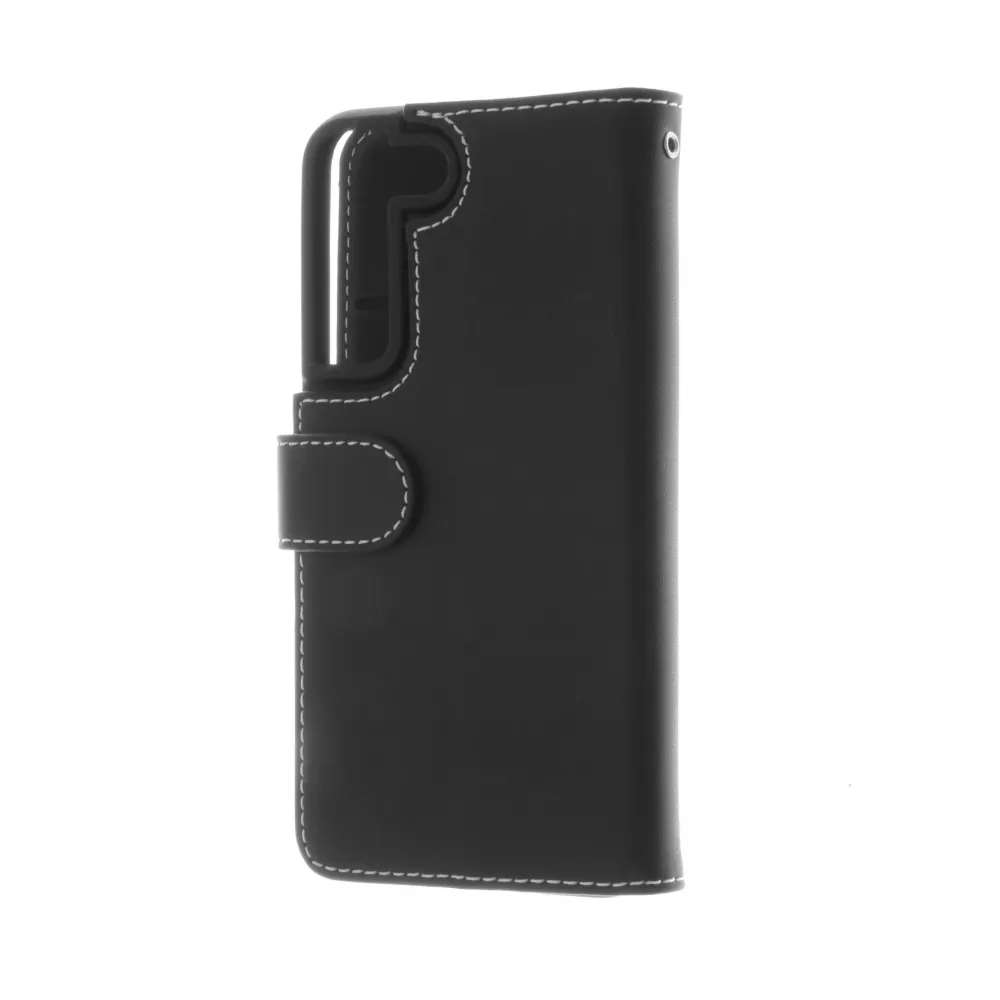 Insmat Flip Case, Galaxy S22 - Wallet Case, Black