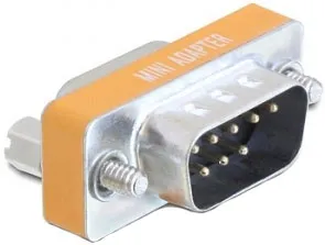 Delock Adapter Null Modem D-Sub 9 pin male > D-Sub 9 pin female