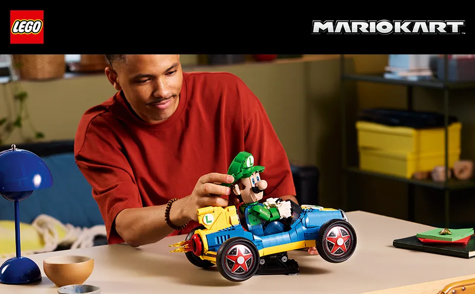 LEGO Super Mario Mario Kart Luigi ja Mach 8 72050
