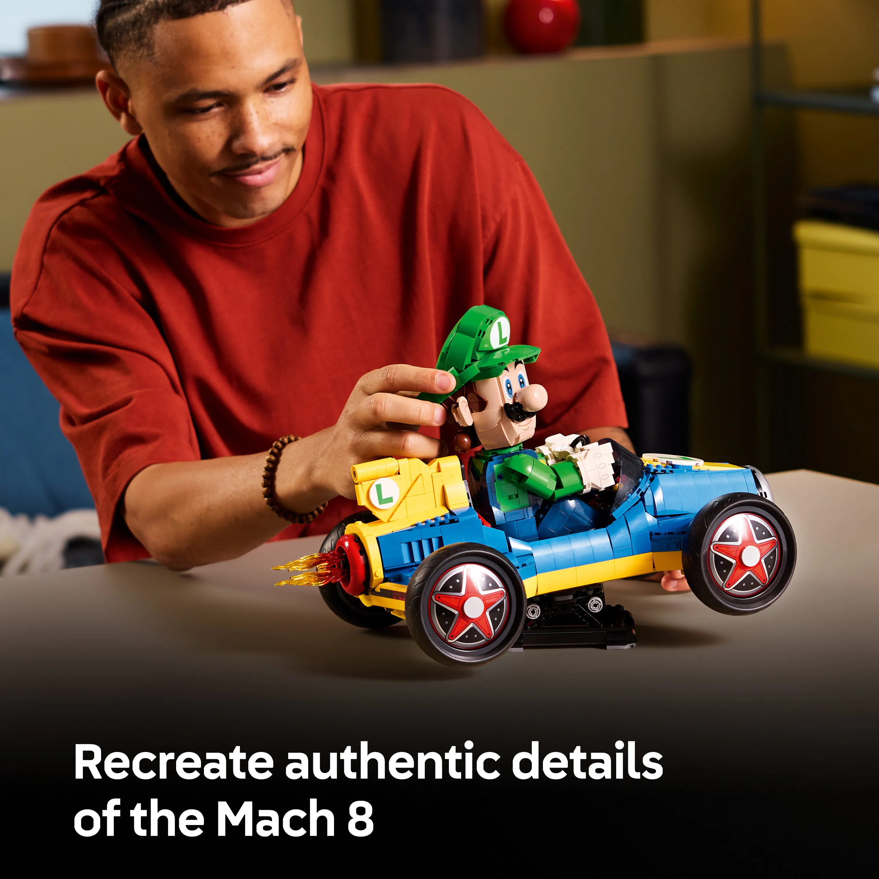 LEGO Super Mario Mario Kart Luigi ja Mach 8 72050