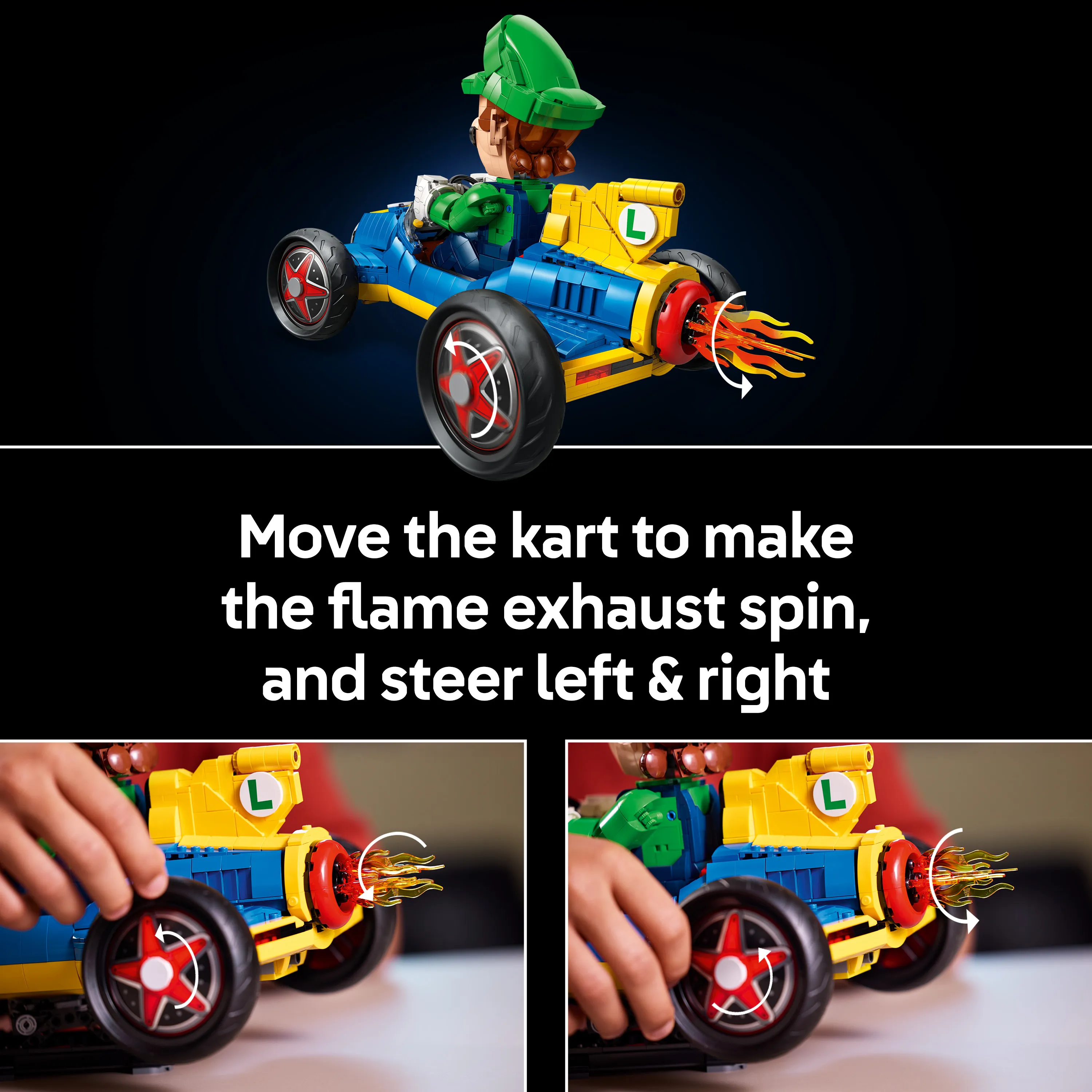 LEGO Super Mario Mario Kart Luigi ja Mach 8 72050