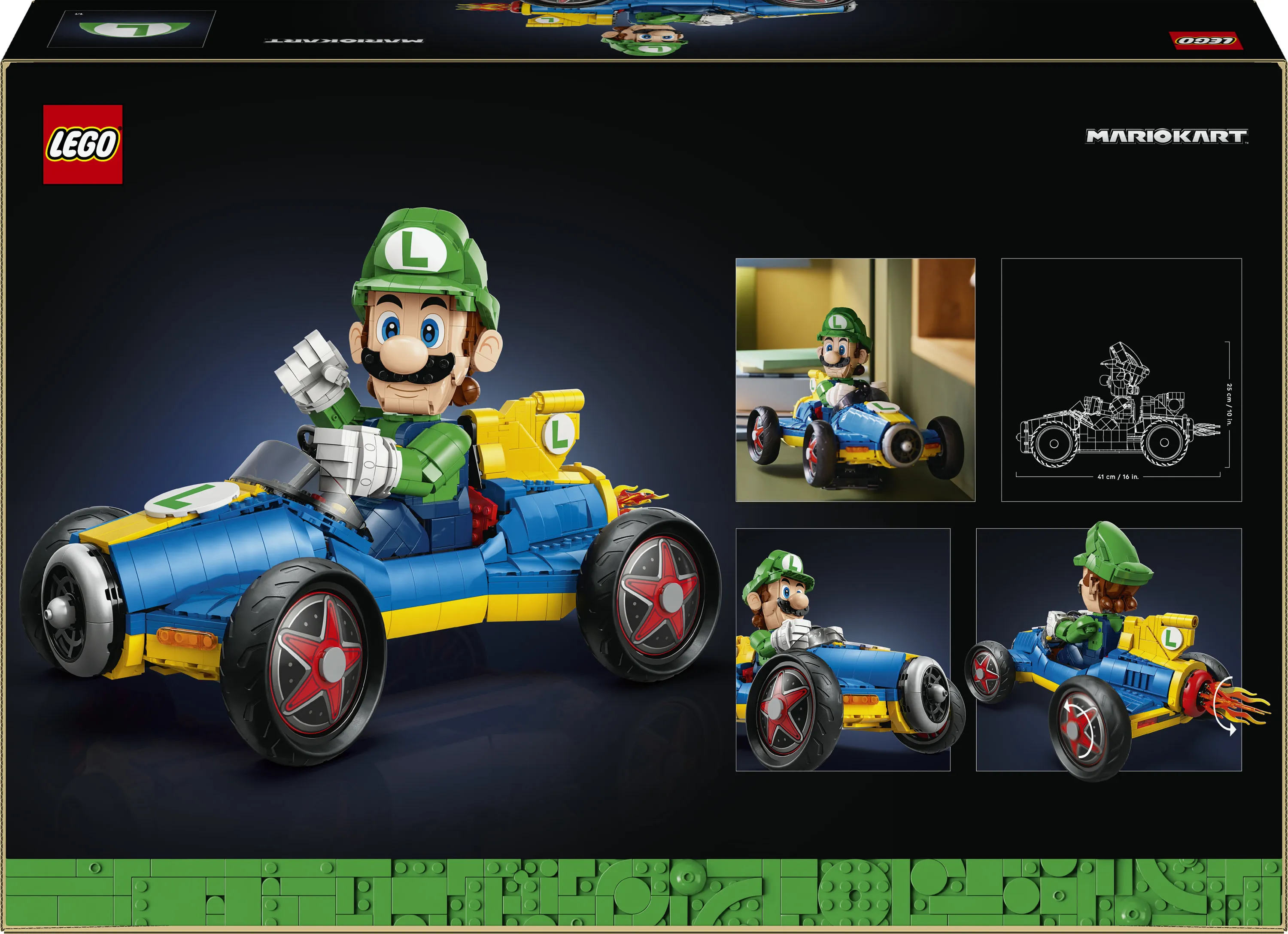 LEGO Super Mario Mario Kart Luigi ja Mach 8 72050