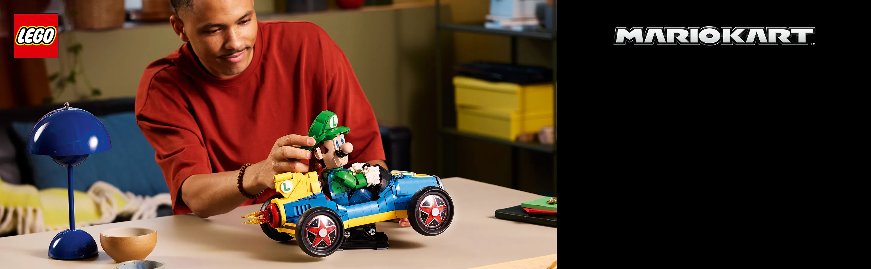 LEGO Super Mario Mario Kart Luigi ja Mach 8 72050