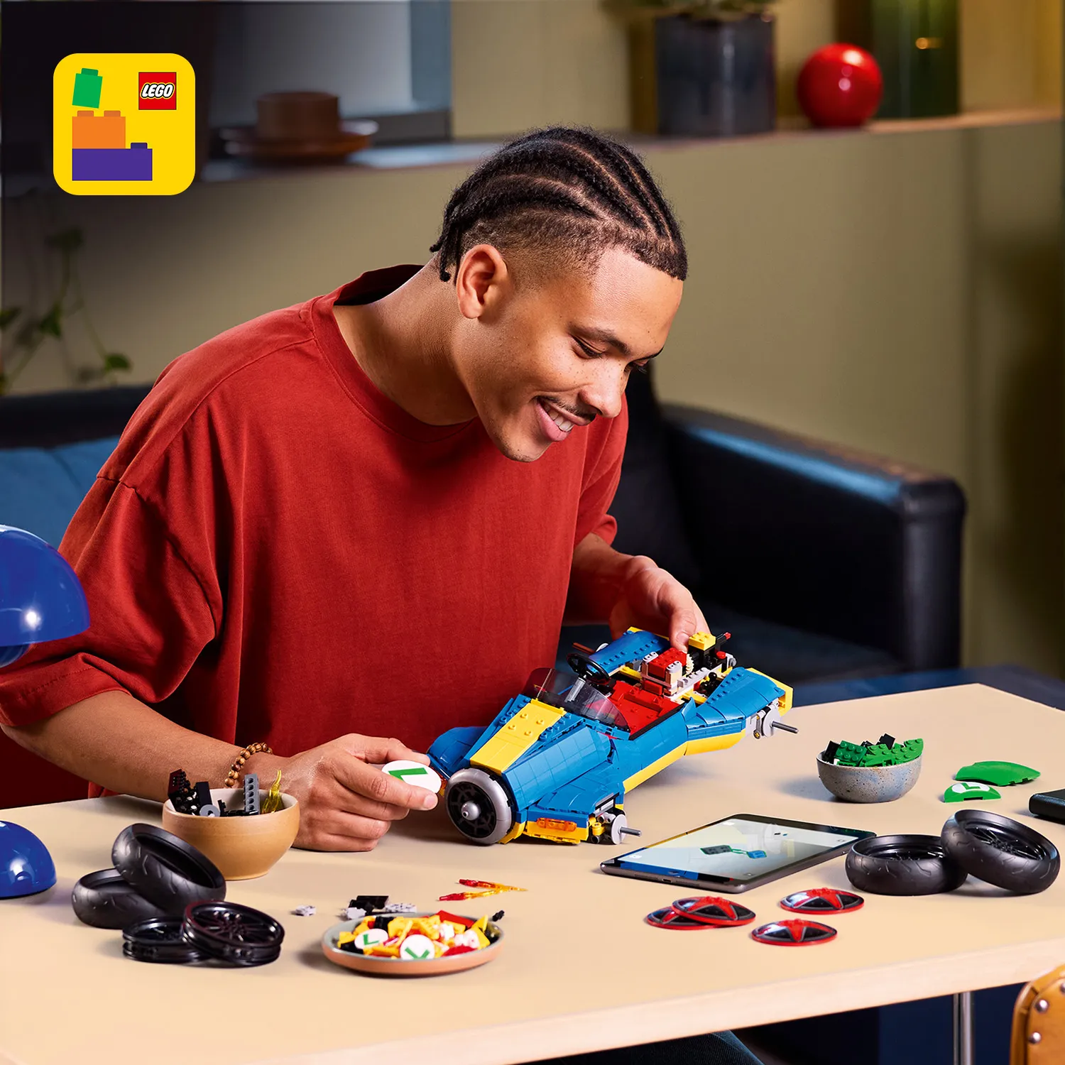 LEGO Super Mario Mario Kart Luigi ja Mach 8 72050