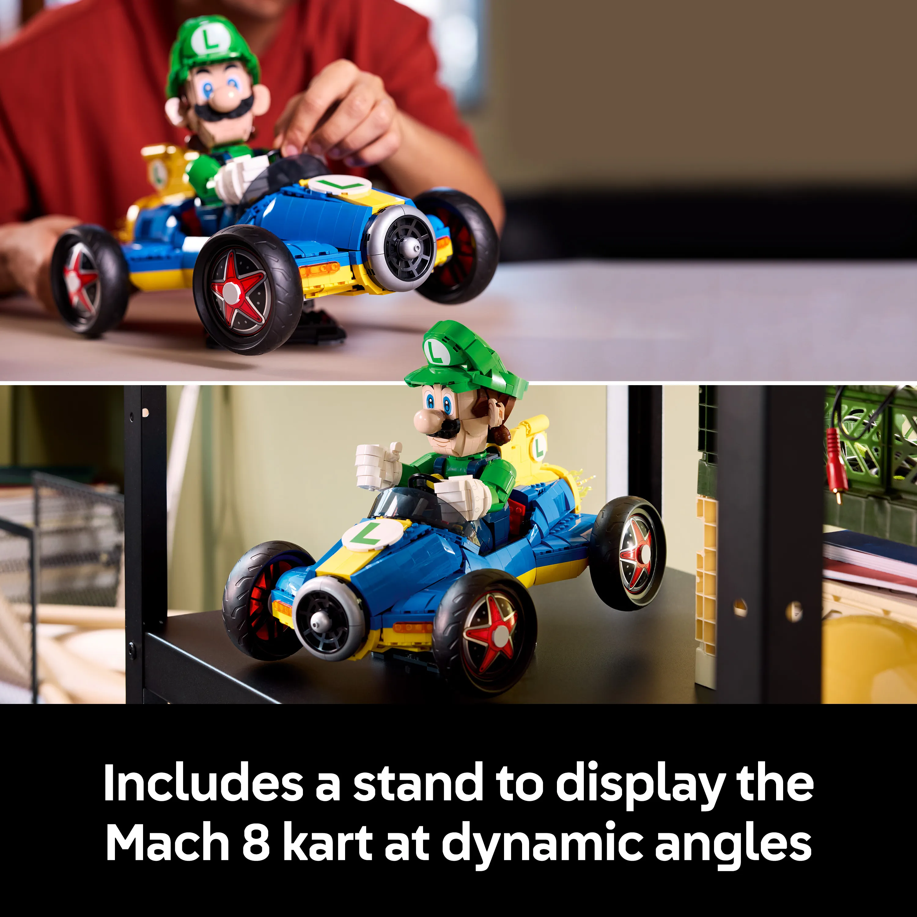 LEGO Super Mario Mario Kart Luigi ja Mach 8 72050