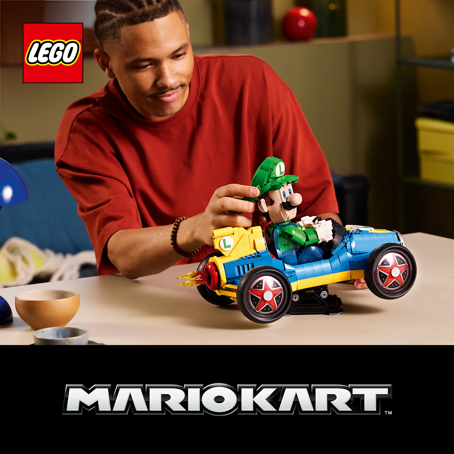 LEGO Super Mario Mario Kart Luigi ja Mach 8 72050