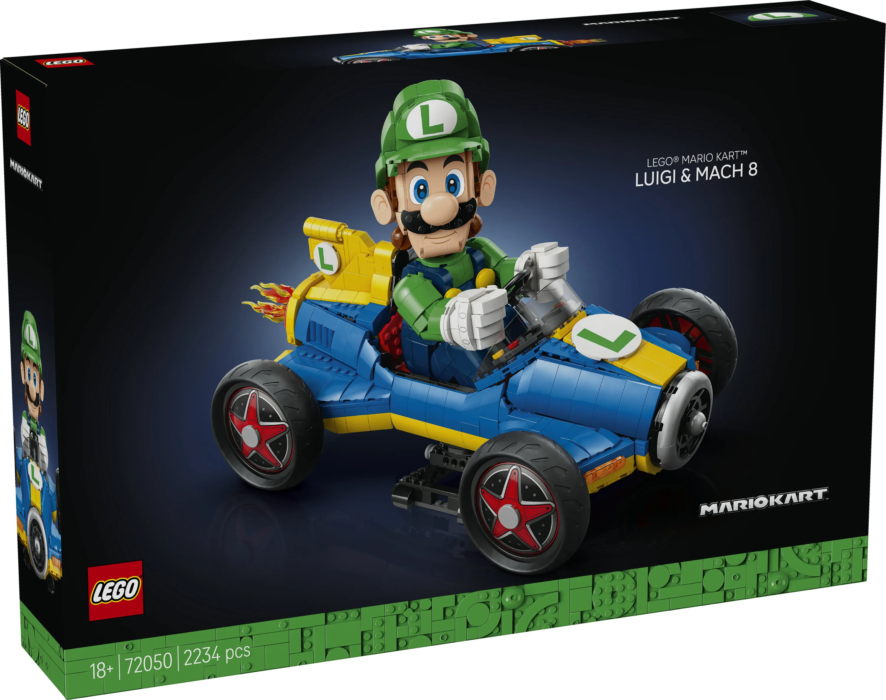 LEGO Super Mario Mario Kart Luigi ja Mach 8 72050