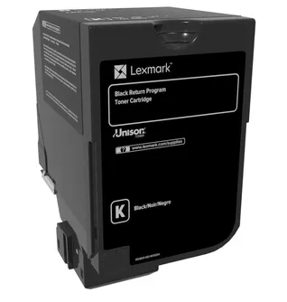 Lexmark 74C20K0-laserv&auml;rikasetti, musta