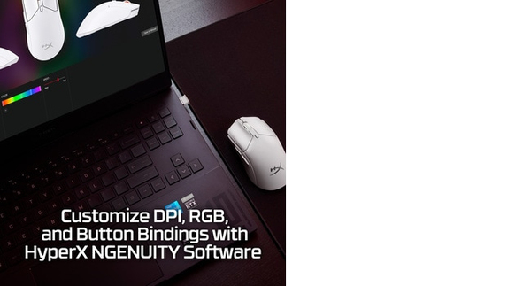 HyperX Pulsefire Haste 2 Mini -langaton pelihiiri, valkoinen