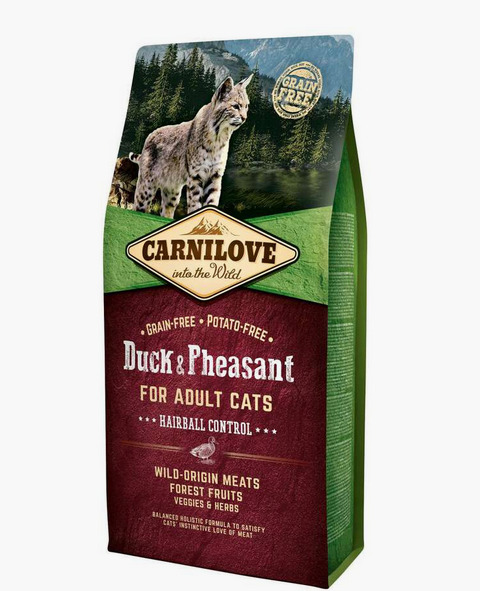 Carnilove White Muscle Meat Chicken, Duck & Pheasant, Wet food for cats, Adult, Hairball Control, Digestive Support, 100g