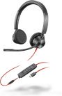 HP Poly Blackwire 3325 headset, svart
