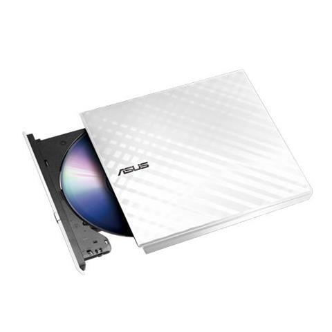 Bundle ASUS 10x SDRW-08D2S-U Lite ext.Slim DVD Writer 8x DVD&plusmn;R 6x DVD&plusmn;R DL 5x DVD-RAM USB 2.0 incl.Cyberlink Power2Go white